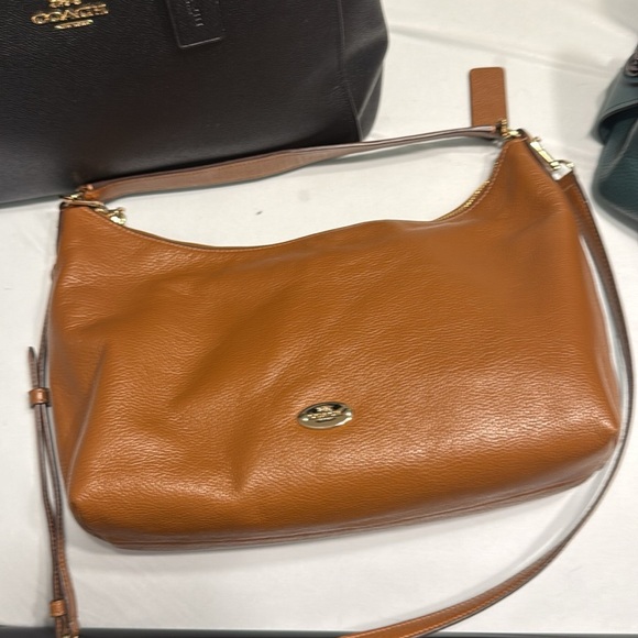 Coach Brown Leather Shoulder Bag - Picture 5 of 12